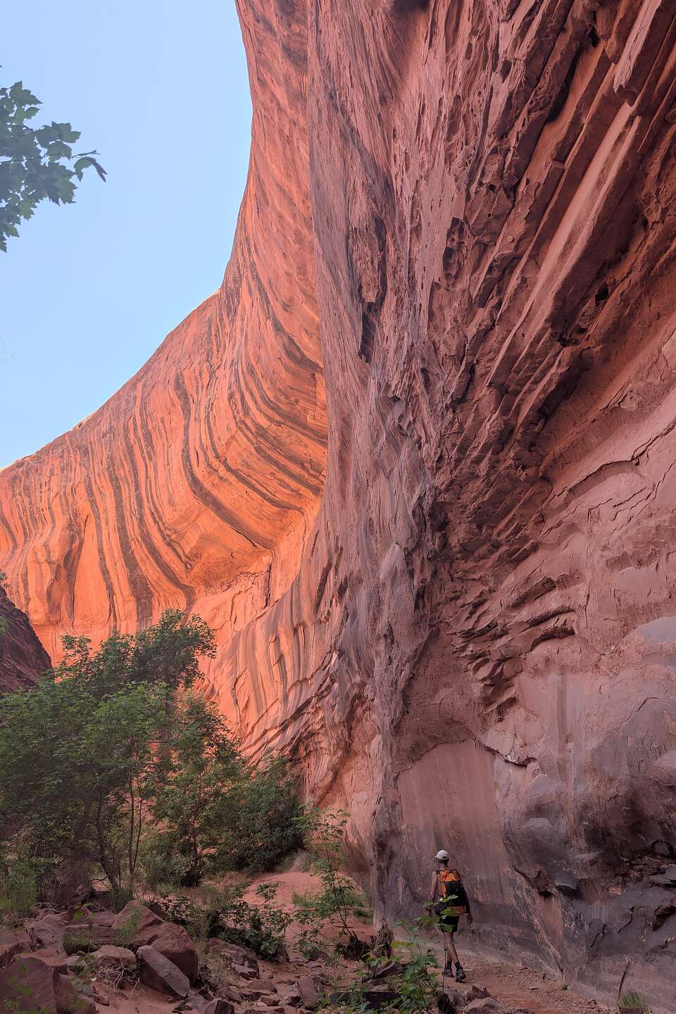 Hiking through Neon Canyon